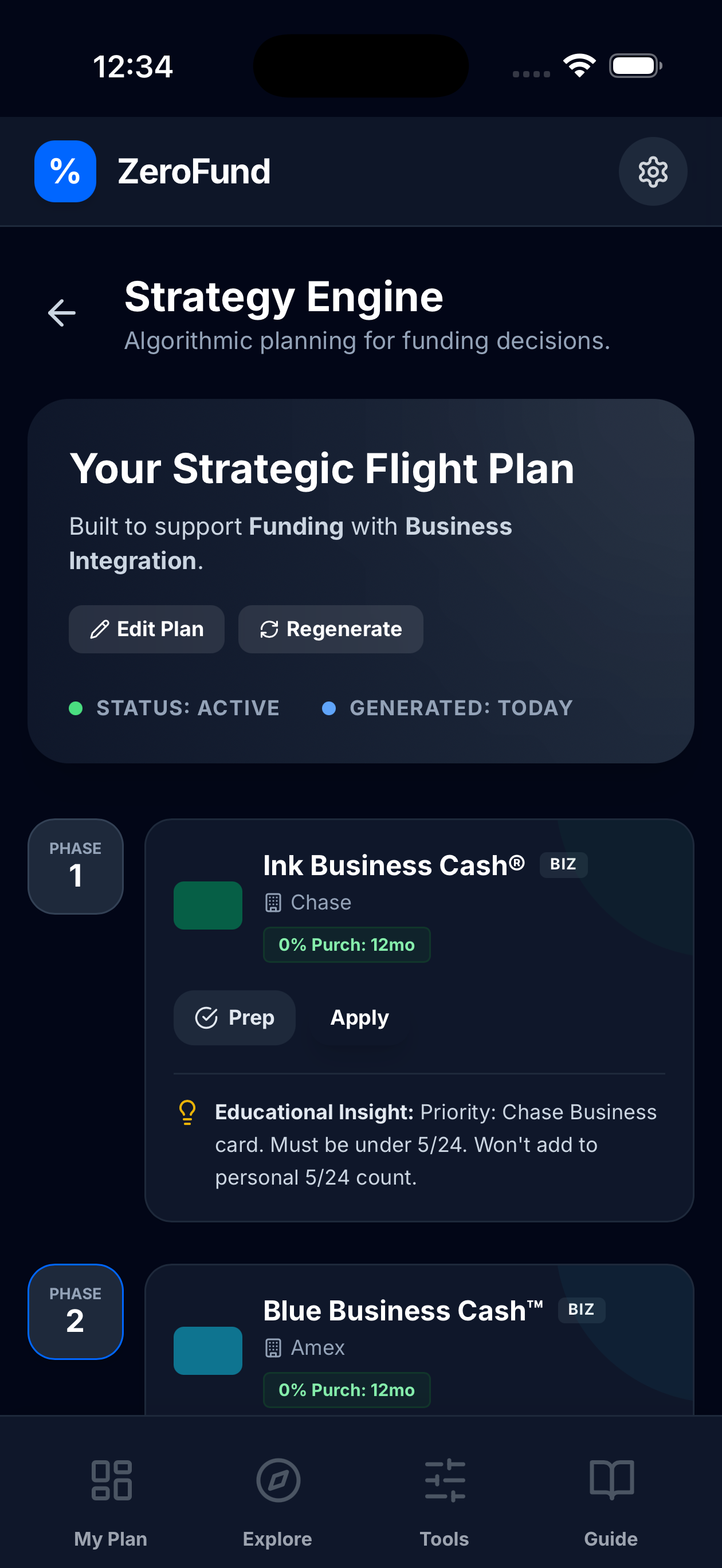 ZeroFund screenshot 1